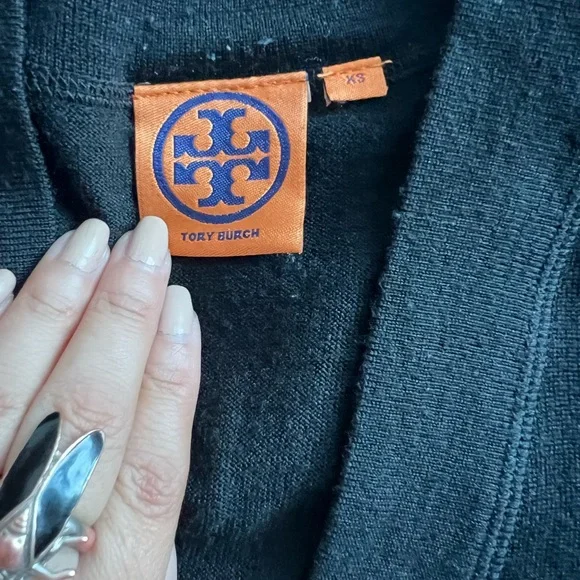 Tory Burch Black Sweater Size XS - Picture 9 of 10